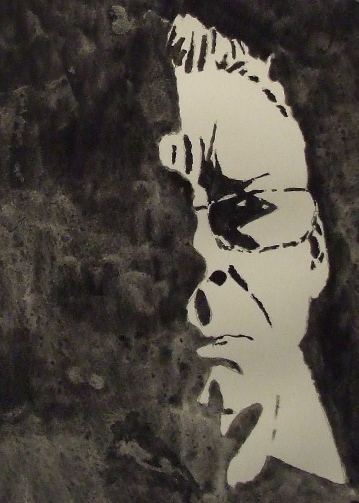 Self-portrait (acrylic)