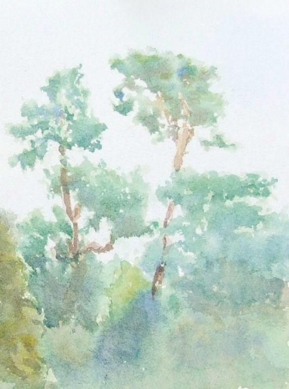 WatercolourMounted. 12 x 10 inches. £70.00