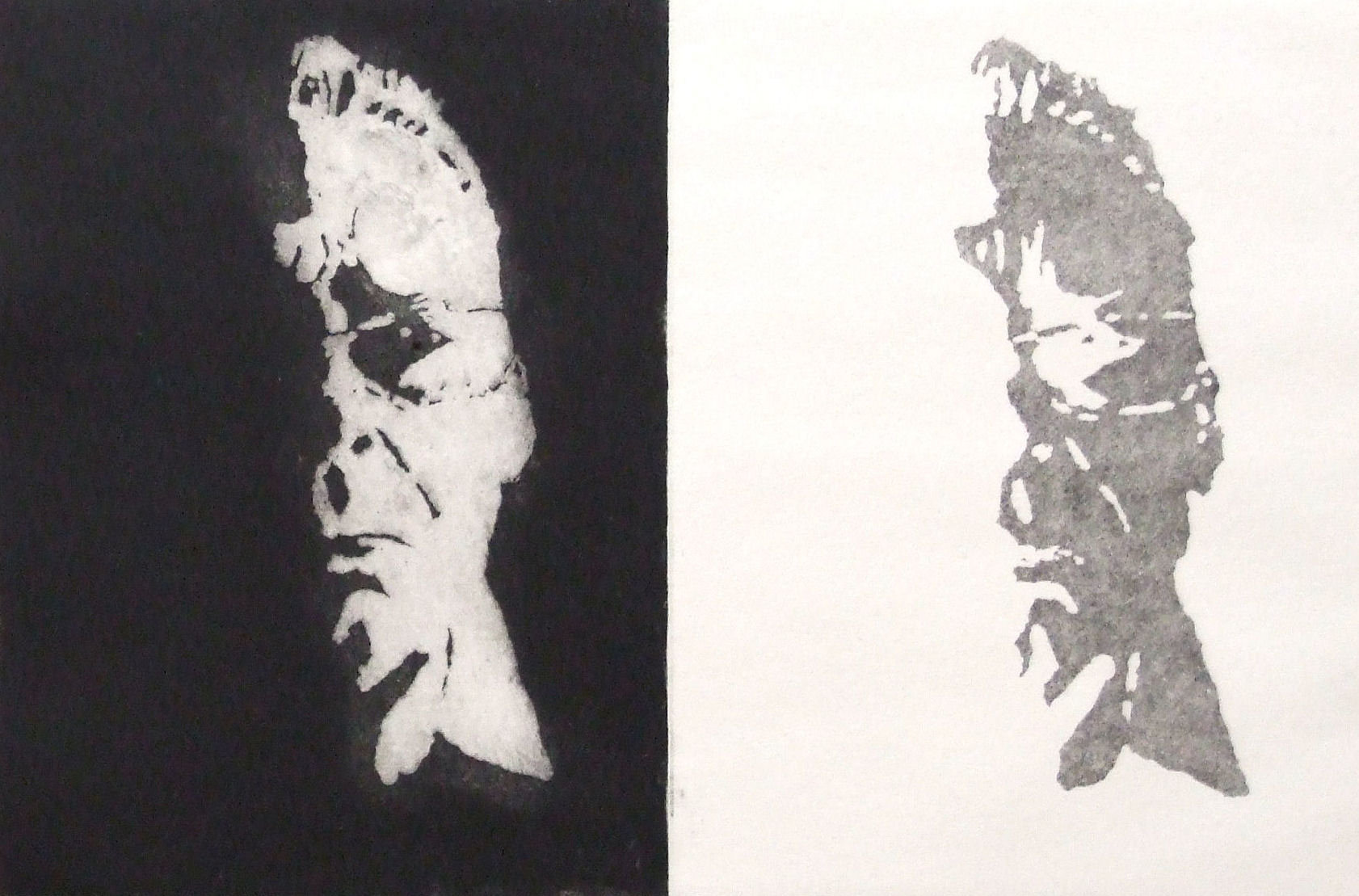 Aquatint etchingThis print was selected for the exhibition 'The Resilient Self', Espacio Gallery, London, 2020Framed 34 x 40 cm. £200. 